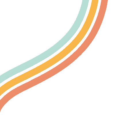 Rainbow Line Sticker