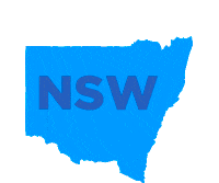 new south wales australia Sticker