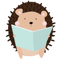 Illustration Read Sticker