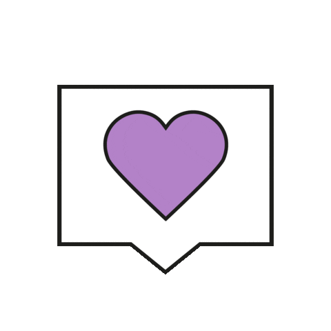 Love It Hearts Sticker by 100% Leiden