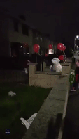 Man Scares Trick-or-Treaters With Terrifying Impression of Pennywise the Clown