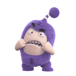 frustrated jeff Sticker by Oddbods