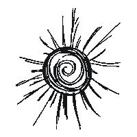 Space Spinning Sticker