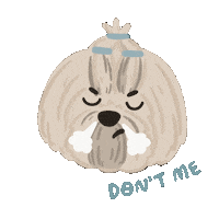 Angry Dog Sticker by Ann of Facedit