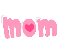 Mothers Day Hearts Sticker by Demic