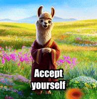 Peace Accept Yourself GIF by dalaillamazen