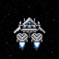 fimavectors arcade pixel art rocket 8bit GIF