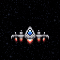 fimavectors arcade pixel art rocket 8bit GIF