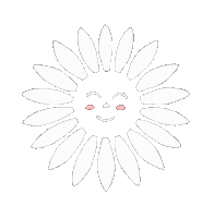 Happy Flower Sticker by Chantel Sanchez