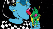 ice cream space GIF by Bishop Briggs