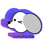 nunuforme nunuforme inuinu Sticker