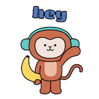 Monkey Reaction Sticker by PlayDappTown