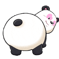 Happy Pandas Sticker by UpStudiosWorld