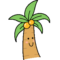 Coco Coconut Sticker by Evelyn regly