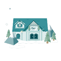 pactcoffee pact christmas coffee pact coffee mypact Sticker