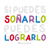 Dreamit Doit Sticker by Lanas y mas lanas