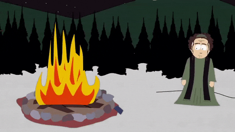 fire touch GIF by South Park