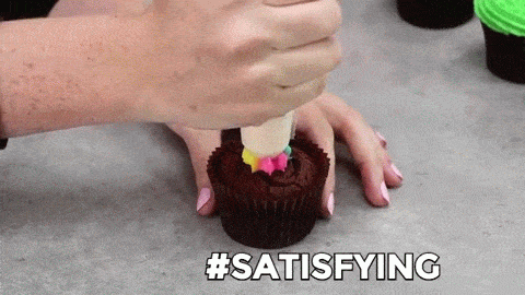cupcakes satisfying GIF by Sidechat