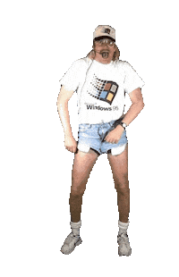 Windows95Man Sticker