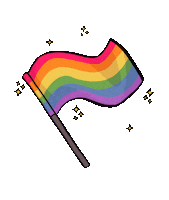 rodrigofalco01 rainbow gay flag lgbt Sticker