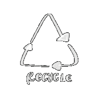 Sustainability Recycle Sticker