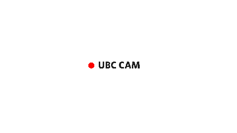 cam recording Sticker by University of British Columbia
