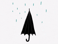 Raining Rainy Day GIF by Barbara Pozzi