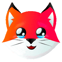 Fox Crying Sticker by Mobdev_redes