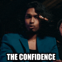 Reaction Gif Self Assured GIF by Ashwin Gane