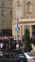 Chants of 'Cuba! Cuba!' as Flag Raised Outside Re-Opened Embassy in DC