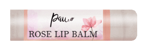 pauorganic giphyupload pau roselipbalm pauorganicscosmetics Sticker