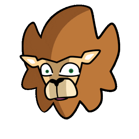 Oh No Lion Sticker by Loaded Lions