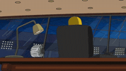 Turn Around Office Chair GIF by The Simpsons