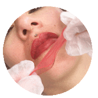 Pink Face Sticker by Autour du Regard