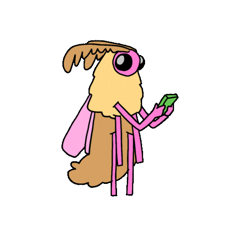 mpotemkin text message texting moth Sticker