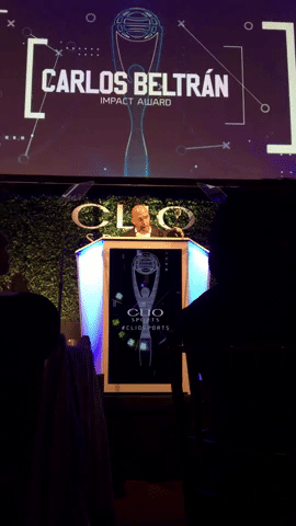 carlos beltran thank you GIF by Clio Awards