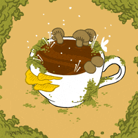 Coffee Fox GIF by Animation Domination High-Def