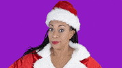 ComedianHollyLogan christmas merry christmas santa holidays GIF