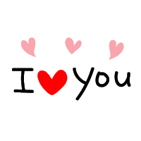 I Love You Sticker