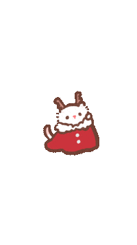 Merry Christmas Cat Sticker