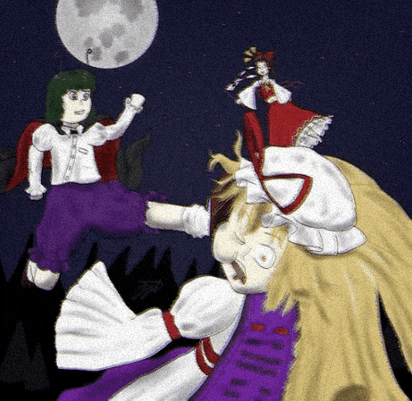 Dropkick Yukari GIF