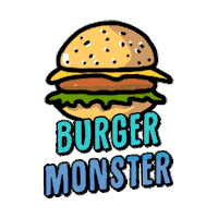 monster burger Sticker by Cashbac