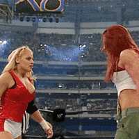 Lets Go Fight GIF by Trish Stratus