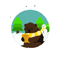 Snow Winter Sticker by LioxFoundation