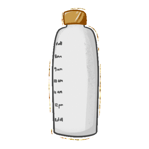 Drink Water Sticker by Roxy James