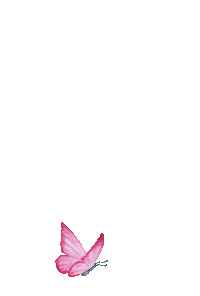 Pink Butterfly Sticker by dorydi