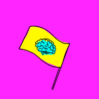 Flag Brain GIF by Kochstrasse™