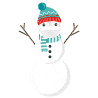 Waving Snow Day Sticker by Undercover Tourist