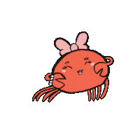 Crab Pinkie Sticker