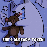 Sad Teddy Bear GIF by MESA My Emotional Support Animal